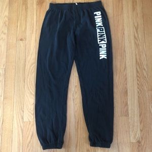 Black VS Pink sweatpants
